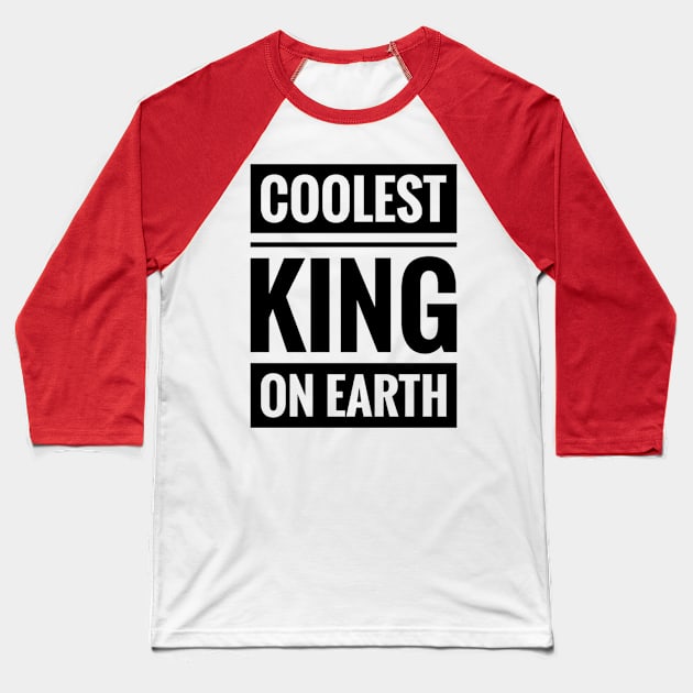 Coolest KING Baseball T-Shirt by Joshweb27